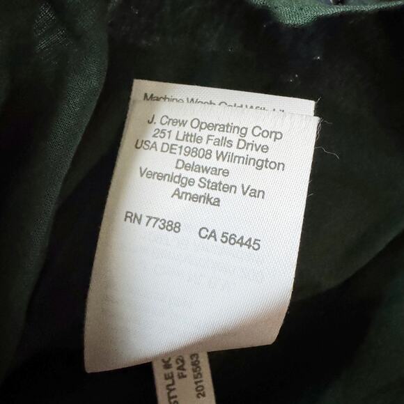 Crewcuts J. Crew Plaid Dress Girls 8 Blue Green Shimmer Holiday Christmas NWT - Picture 10 of 16